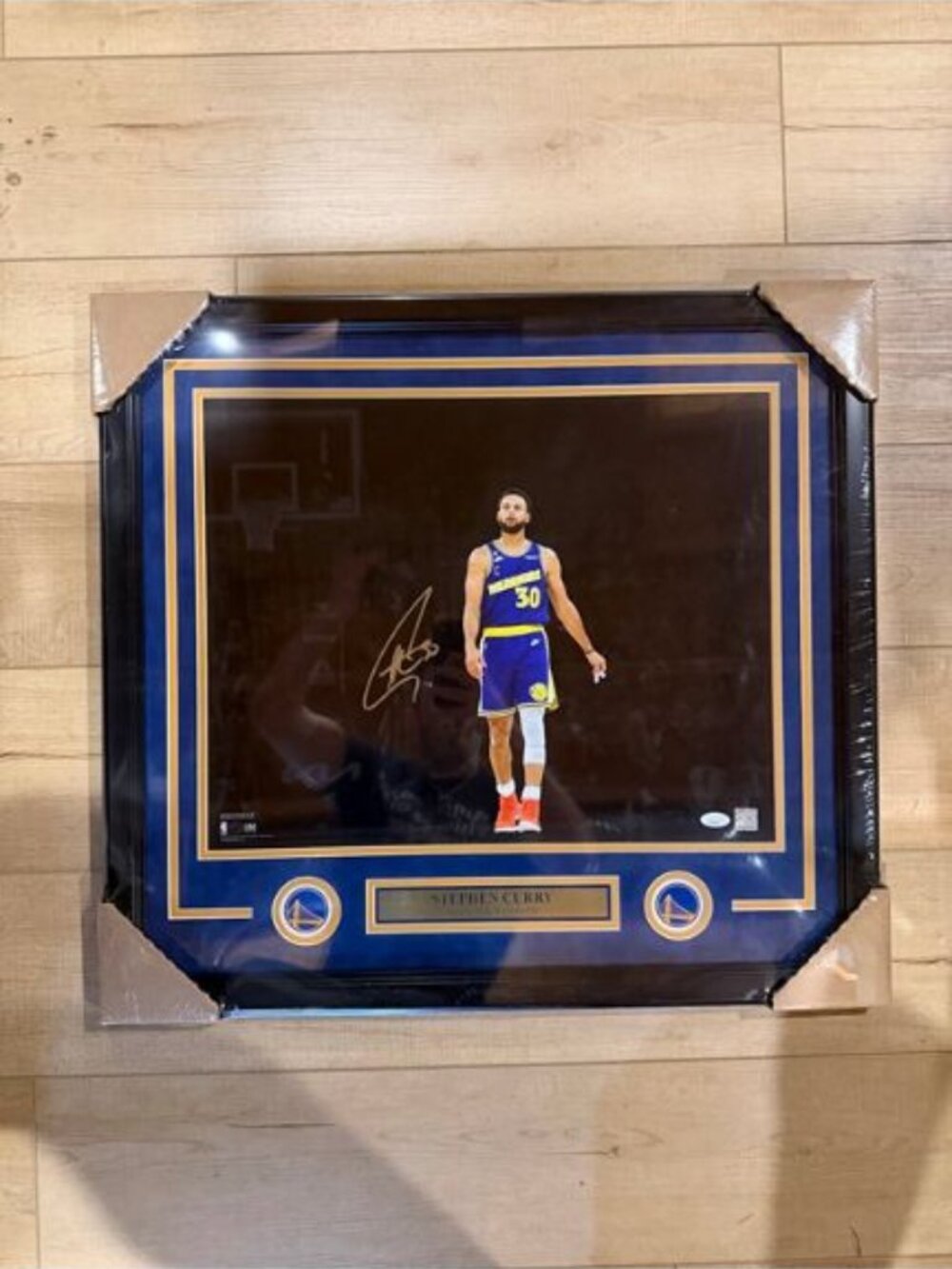 Steph Curry signed autographed Golden State Warriors 16x20 Photo Framed JSA